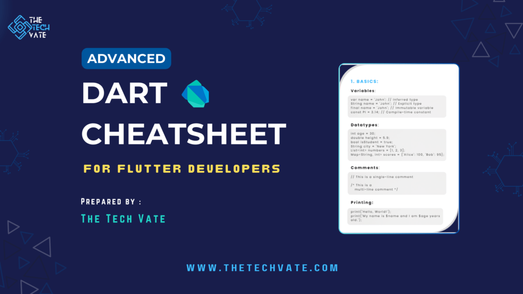 Dart Cheat Sheet Advanced