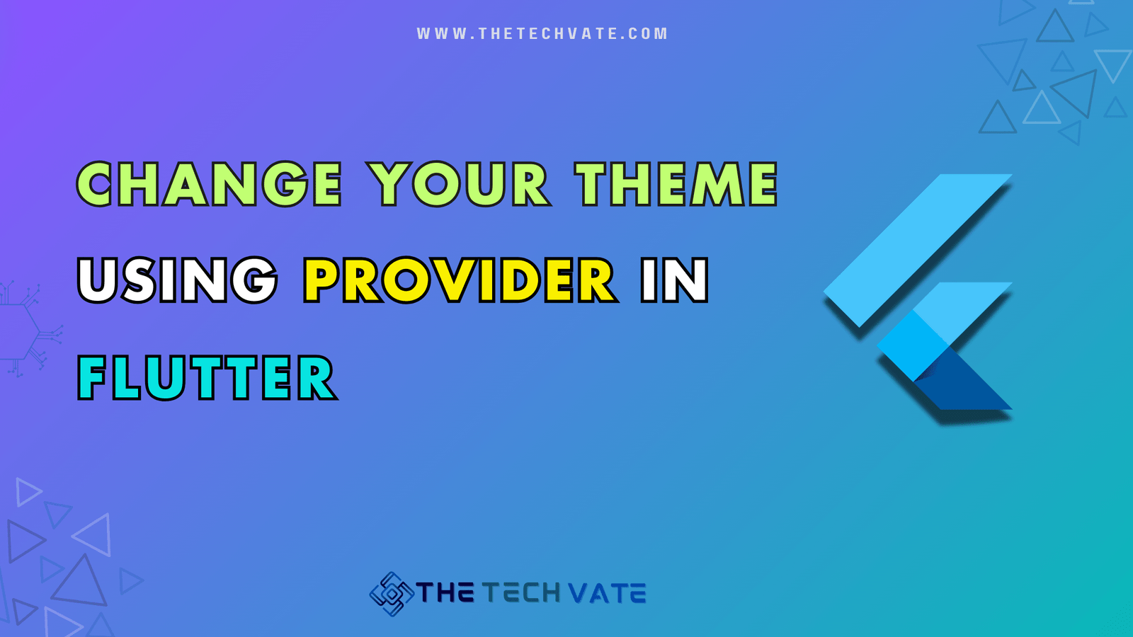 change theme in provider flutter