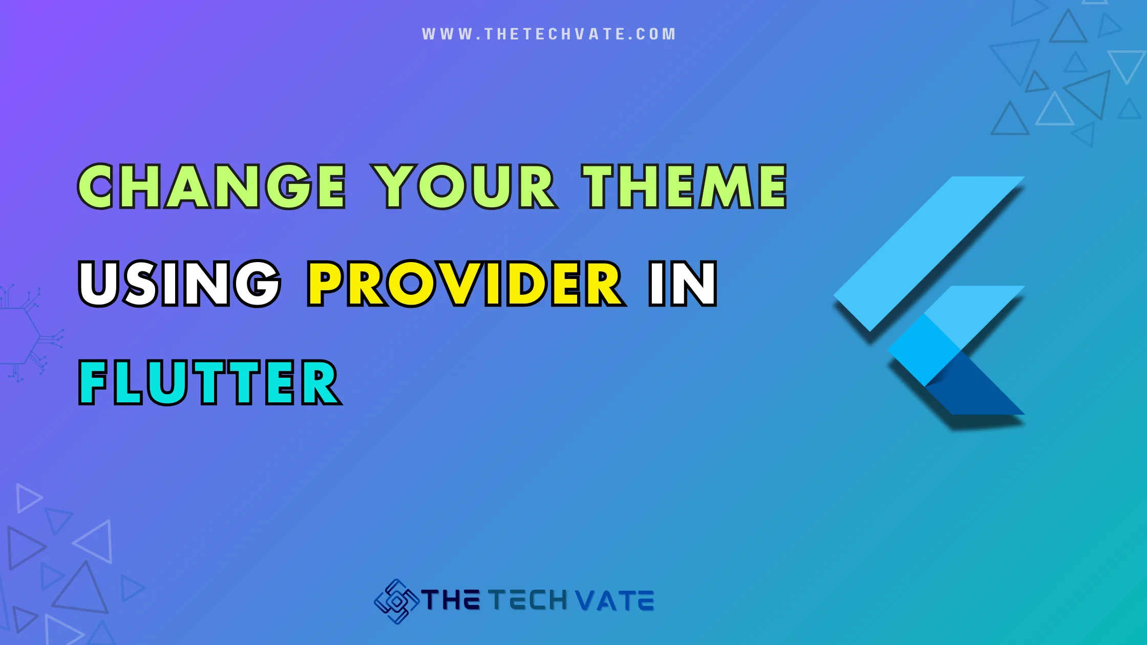 change theme in provider flutter