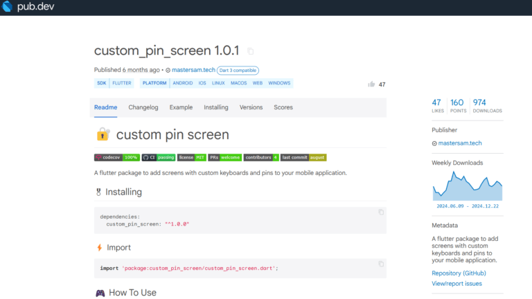 The Best 10 Flutter PIN, OTP, and Password Field Packages