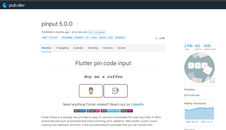 The Best 10 Flutter PIN, OTP, and Password Field Packages