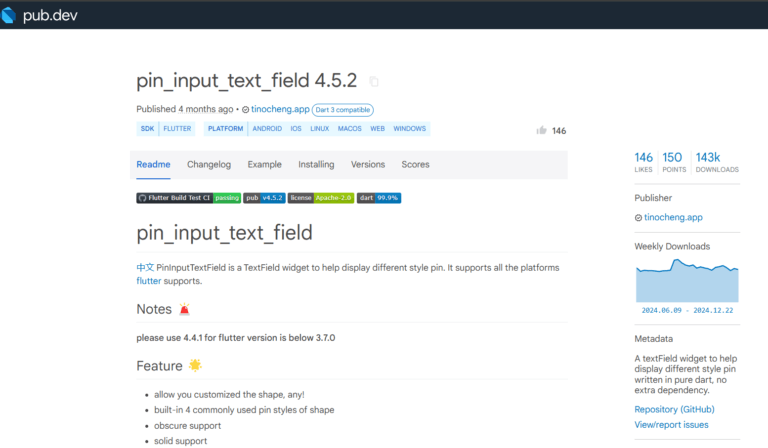 The Best 10 Flutter PIN, OTP, and Password Field Packages