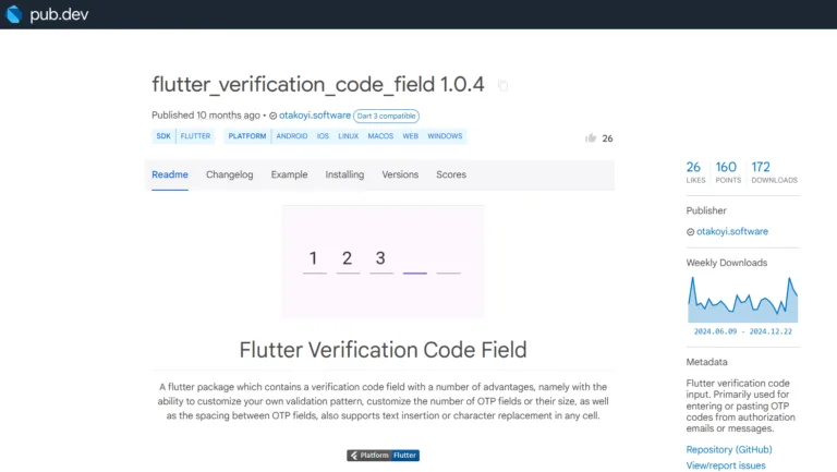 The Best 10 Flutter PIN, OTP, and Password Field Packages