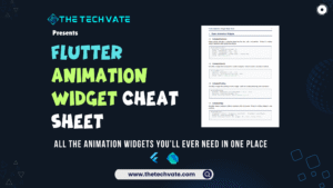 Flutter Animation Widget Cheat sheet